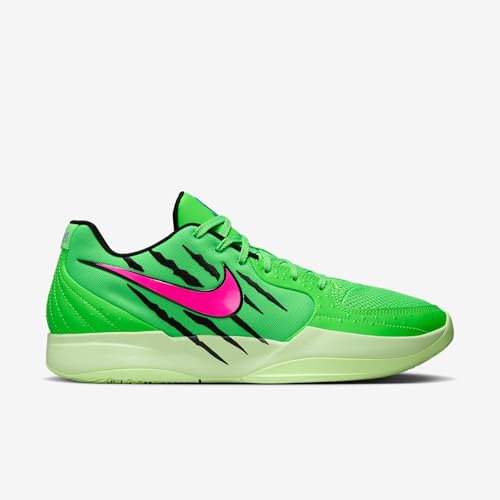 Ja 2 Basketball Shoes (Green Strike/Black/Barely Volt/Hyper Pink)3