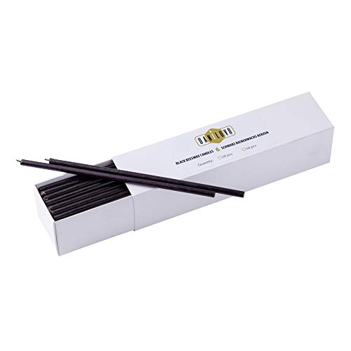 Danilovo Monasterio negro, velas de cera de abeja – Velas ortodoxas para oración rituales de decoración de mesa – no tóxicas, hollín – antigoteo, larga y sostenible productos (50, altura 20,5 cm)