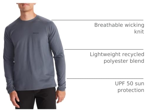 Image of MARMOT Men's Windridge Moisture-Wicking, Eco-Friendly, Breathable, UPF Long Sleeve Shirt