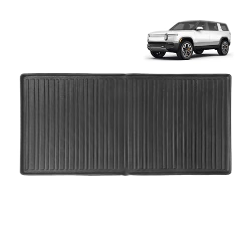 BestEvMod for Rivian R1S All Weather Trunk Mat Protection Accessories, 3D Cargo Liner TPE Material...