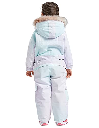 Image of Kids Girls Boys Waterproof Colorful One Piece Snowsuits Coveralls Ski Suits Jackets Winter Jumpsuits