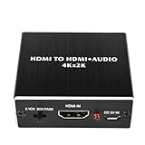 HDMI+AUDIO 音声分離器 4K対応 5.1CH/2CH（SPDIF/ステレオミニプラグ）変換 RoHs指令対応