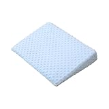 QJDFLL Baby Kissen Baby Babykissen für Neugeborene Lagerungskissen Ergonomisches Keilkissen Anti Reflux Kissen Kopfverformung Geeignet für Flaschenfütterung Schlafen Stillen (Blue)