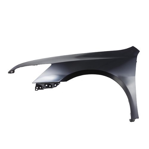 CarPartsDepot New Front Left Driver Side Fender Assembly W/O Side Marker Lamp Hole Compatible With 2003-2007 HONDA Accord DX EX Hybrid 4 Door Sedan Fits HO1240157 04630SDAA90ZZ