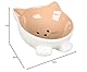 Katzennapf Keramik – 125 ml Ø13,8 cm – Spülmaschinengeeignet und stilvoll in Taupe – Flamingo Katzennapf Puzi Taupe