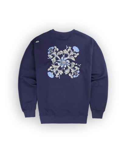 OXBOW Sweat col Rond Floral Hiver 2025 Motif sur Le Dos, Col Rond, sans Capuche