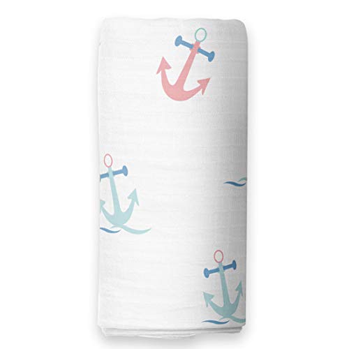 Image of The White Cradle Muslin Swaddle for Newborn Baby, Organic Cotton Wrap White