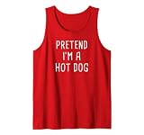 Disfraz de Halloween con texto en inglés "Pretend I'm A Hot Dog"