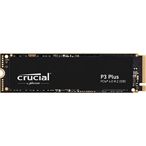 Crucial P3 Plus 1TB M.2 PCIe Gen4 NVMe Internal SSD - Fino a 5000MB/s - CT1000P3PSSD8