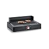 SEVERIN PG 8567 Tafelgrill met aluminium grillplaat voor binnen en buiten, elektrische grill met snelle grillstart…