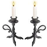 Claw Foot Candlestick Holders - Feet Taper Candle Holders, Black Candlesticker Holders Set 2