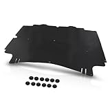 LQI Hood Insulation Pad 1/2' with Clips Compatible with Dodge Ram 1500 2002-2008, Fit Dodge Ram 2500 3500 2003-2009 Black