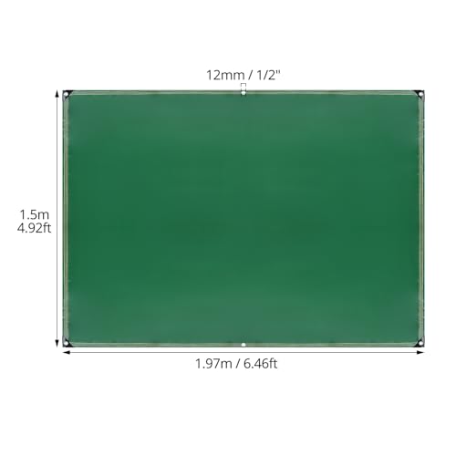 Bâche imperméable très résistante 1,5 x 2 m QWORK bâche multi-usages 420 g/m²