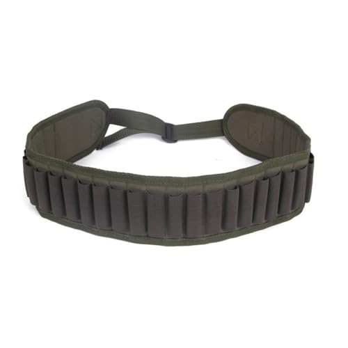 30 Rondas de Cartuchos de Escopeta Bandolera, Soporte de Cartucho de munición Ajustable Cinturón Impermeable Portador de Cartuchos para Calibre 20