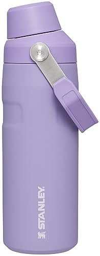 Image of Stanley IceFlow Fast Flow Water Bottle 16 oz | Angled Spout Lid | Lightweight and Leakproof for Travel and Sports | Insulated Stainless Steel | BPA-Free | Lavender