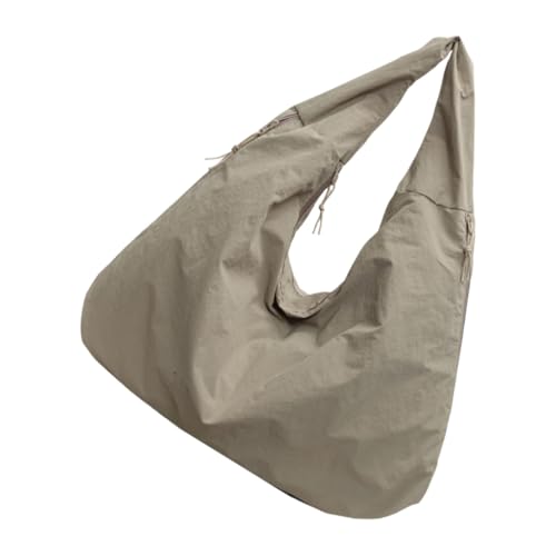 Sac à bandoulière en nylon kaki pour femme : le sac à main pratique et léger
