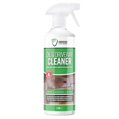 Gardian Defence Driveway Cleaner 1000ml Heavy-Duty Oil Remover for Driveways Driveway Oil Stain Remover Concrete Cleaner for Patios Resin and Tarmac