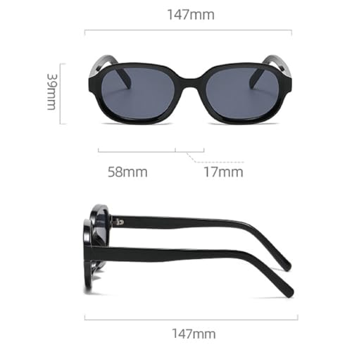 Retro Round Sunglasses Women Fashion Gradient Shades UV400 Men Trending Punk Sun Glasses 96192