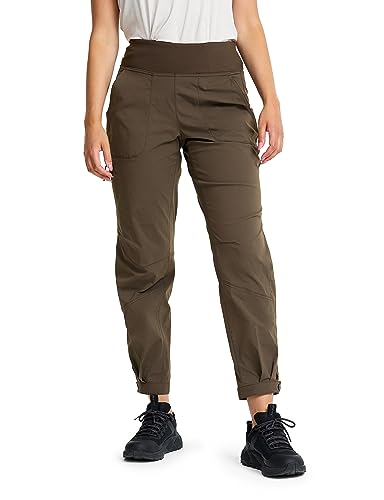 RevolutionRace Breezy Curved Ankle Stretch Hose für Damen Leichte und atmungsaktive Hose für den Alltag und alle Outdoor-Aktivitäten Mud XL