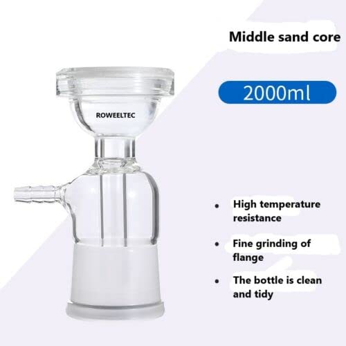 2000ml Vacuum Suction Filter Flask Device Lab Buchner Filting Apparatus