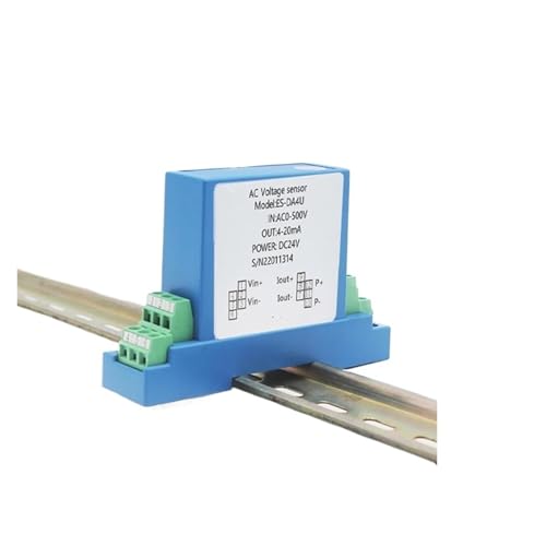 LDHJBNAC AC Voltage Transmitter AC 220V 240V 380V 465V High Voltage Transformer Relay Voltage Transducer Sensor 24VDC(DC 0-10V,AC 0-100MV_AC DC 220V)