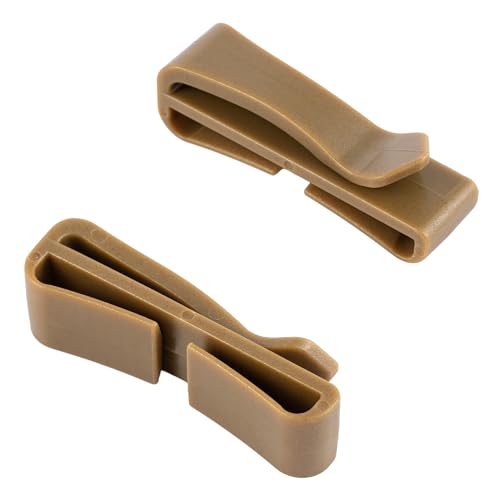 TACNEX Tactical Backpack Strap Clip Webbing Replacement Clip Keeper Holder MOLLE Belt Hook Retainer Harness/Sling/Bag/Military Strap Stays Organizers 1.5