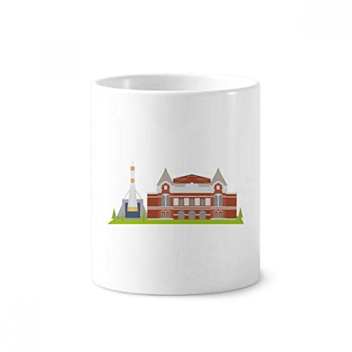 Porte-brosse à dents stylo tasse blanche céramique Samara Russie