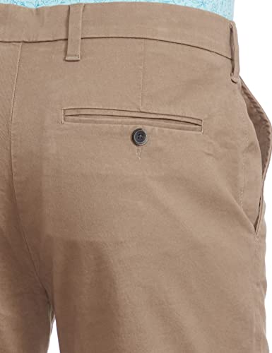 Image of Marks & Spencer Mens Solid Mid Rise Slim Fit Chinos