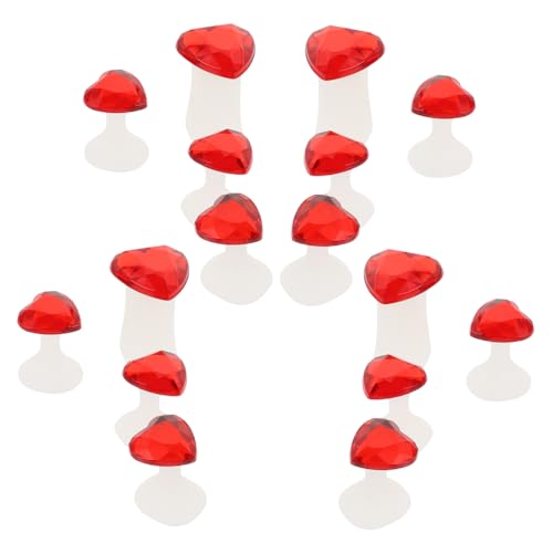 Ipetboom 16pcs Pedicure Toe Separators Crystal Silicone Toe Spacers for Women Manicure Nail Art Dividers