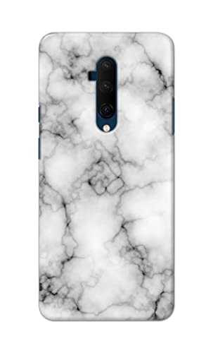 Image of Light White Marble Texture Natural Pattern Hard Back Case Cover for OnePlus 7T Pro /OnePlus 7 Pro Back Cover -(J5) VNS2230