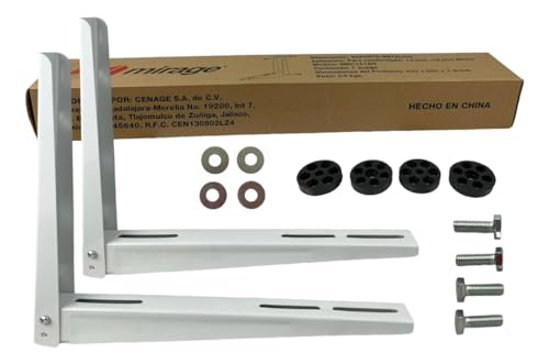 Listado de Aire Acondicionado 1 2 Tonelada Top 10. 39 Base Soporte Pared Para Condensadora De Minisplit Universal de 1 a 2 toneladas