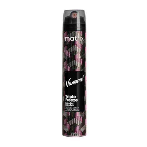 Matrix Vavoom Triple Freeze Extra Dry High Hold Hairspray, With An Ultra-Dry Mist For Long Lasting Lift, 300ml