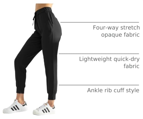 Image of AJISAI Women's Joggers Pants Drawstring Running Sweatpants with Pockets Lounge Wear