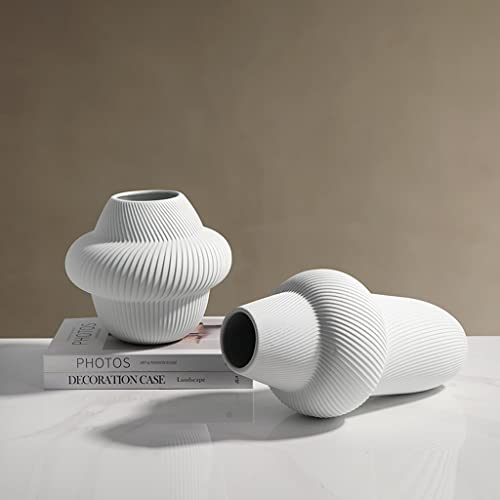 Vase en spirale simple et moderne objet décoration salon 33cm - 6