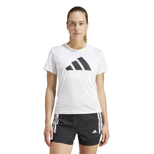 Image of adidas Women's Polyester Geometric Regular Fit T-Shirt