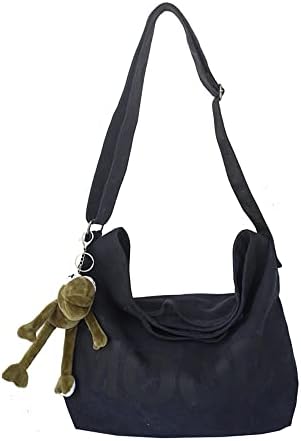 Sumleno Canvas Messenger Vintage Bag Alt Emo Crossbody Bag Goth Punk Shoulder Satchels Harajuku Grunge Handbag image 5