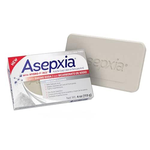 Asepxia Acne Treatment Bar Soap with Baking Soda, 4 Oz,