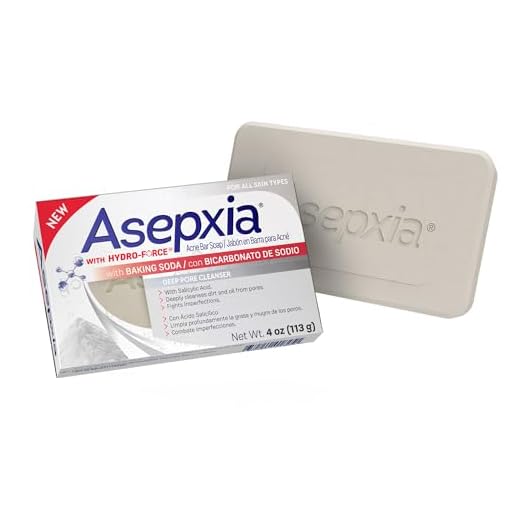 ASEPXIA Deep Cleansing Acne Treatment Bar Soap with Baking Soda and 2% Salicylic Acid, 4 Ounce