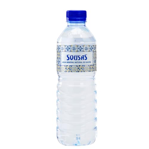 Sousas Agua Mineral Botella Caja 24 Botellas 50CL Con Certificado Plástico 100 por 100 reciclado