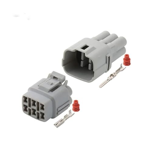Connecteur étanche 6 broches MT090 mâle femelle pour capteur auto - Lot de 20 ensembles 6187-6561