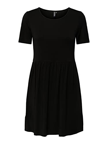 PIECES Damen Pctaliva Dress Noos Kleid, Schwarz, L EU