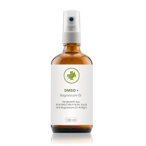 DMSO + Magnesium Öl - 100 ml - Originalrezeptur 60% DMSO Ph. Eur. + 40% Magnesium Ph. Eur. - rein und ohne Konservierungsstoffe