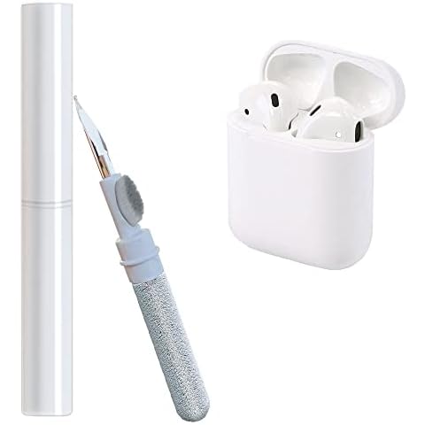 Bluetooth Earbuds Cleaning Pen, Earbuds Cleaning Kit in-Ear Headphones Cleaning Tool, Dust Removal Soft Brush, Multi Function Cleaning Tools for Bluetooth Earphones Case Airpods Pro 1 2 Huawei Samsung Cover
