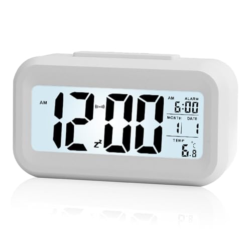 La mejor comparación de Despertadores electrónicos Top 5. 42 PAVENU Reloj Despertador con números,La pequeña Esfera del Reloj se Utiliza visualización LCD HD, Despertadores Electrónicos con Función Snooze,Temperatura ℉/℃, conmutable...