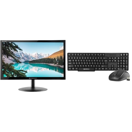 Image of ZEBRONICS Zeb-V19Hd 18.5 Inch (46.99 Cm) Led Monitor with Supporting Hdmi, Vga Input, Hd 1366 X 768