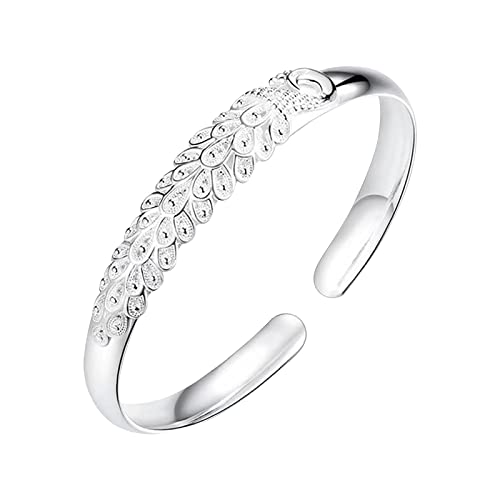 Bracciali da braccio con sabbia mobile e colori neon, Taglia unica, Argento, Senza Gemstone