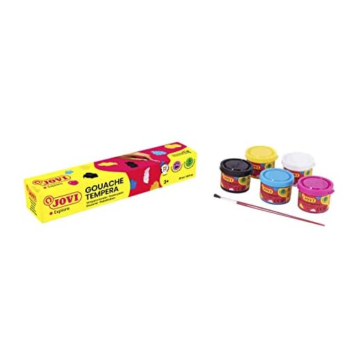 Tempera jovi 35 ml 5 colores surtidos