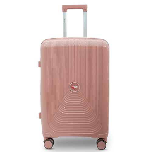 Image of AMERICAN TRAVELLER UrbanGlide Trolley Bag | Travel Suitcase | Premium Polypropylene Hard Shell, TSA-Type Lock, Silent Spinner Wheels, Durable Design