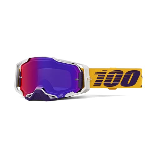 Lunettes de natation 100% Armega Difenbak avec verres miroir violet étanches