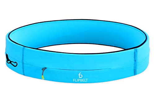 FlipBelt ランニング ジムウエストポーチ フリップベルト ジッパー アクア FZA Extra Small
